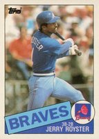 1985 Topps #776 Jerry Royster Baseball Card