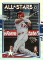 2020 Panini Donruss Optic #197 Mike Trout Holo Baseball Card