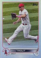 2022 Topps #27 Mike Trout Rainbow Foil Baseball Card