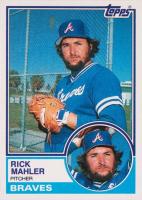 1983 Topps #76 Rick Mahler Baseball Card