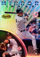 1997 Bowman's Best Mirror Image #MI1 Barry Larkin/Derek Jeter/Hiram Bocachica/Nomar Garciaparra Refractor Baseball Card