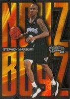 1998 Skybox Thunder Noyz Boyz #10 Stephon Marbury Basketball Card