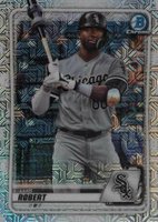 2020 Bowman Chrome Mega Box #BCP150 Luis Robert With Bat Baseball Card