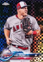 2018 Topps Chrome Update #HMT69 Mike Trout X-Fractor Baseball Card