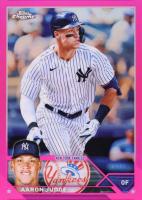 2023 Topps Chrome #62 Aaron Judge Pink Refractor Baseball Card