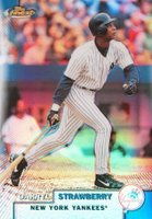 1999 Finest #38 Darryl Strawberry Refractor Baseball Card