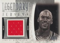 2001 Upper Deck Legends Legendary Jerseys #MJ-J Michael Jordan Basketball Card