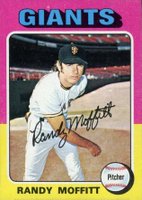 1975 Topps Mini #132 Randy Moffitt Baseball Card