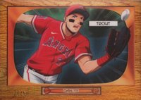 2024 Bowman 1955 Bowman Anime #BA3 Mike Trout Gold Refractor Baseball Card