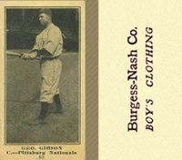 1916 Burgess-Nash Co. #68 Geo. Gibson Baseball Card