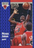 1991 Fleer Tony's Pizza  #S-33 Michael Jordan Basketball Card