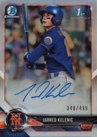 2018 Bowman Draft Chrome Draft Picks Autographs #CDAJK Jarred Kelenic Refractor Baseball Card