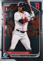 2024 Bowman Draft #BDC58 Braden Montgomery Chrome Baseball Card