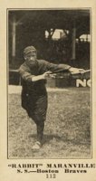 1916 Sporting News #112 Rabbit Maranville Blank Back Baseball Card