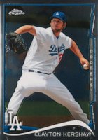 2014 Topps Chrome #100 Clayton Kershaw Baseball Card