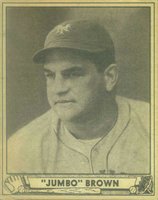 1940 Play Ball #154 Jumbo Brown Baseball Card