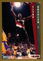 1992 Fleer #186 Clyde Drexler Basketball Card