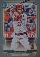 2020 Topps Gypsy Queen #300 Mike Trout Silver Baseball Card