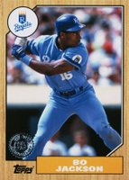 2022 Topps 1987 Topps Baseball 35th Anniversary #T87-21 Bo Jackson Baseball Card