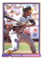 1991 Bowman #371 Rickey Henderson Baseball Card