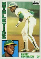 1984 Topps #230 Rickey Henderson Baseball Card