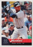 2007 Fleer #122 Derek Jeter Baseball Card