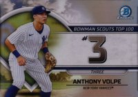 2023 Bowman Scouts' Top 100 #BTP3 Anthony Volpe Baseball Card