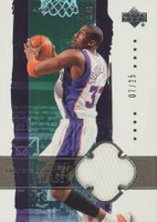 2003 Upper Deck Exquisite Collection #31-J Amare Stoudemire Jersey Basketball Card