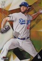 2015 Finest #13 Clayton Kershaw Gold Refractor Baseball Card