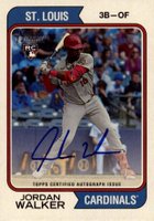 2023 Topps Heritage Real One Autographs #ROAJW Jordan Walker High Number Baseball Card