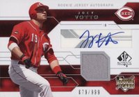 2008 SP Authentic #137 Joey Votto Autograph-Jersey Baseball Card