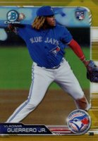 2019 Bowman Chrome #73 Vladimir Guerrero Jr. Gold Refractor Baseball Card