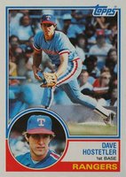 1983 Topps #584 Dave Hostetler Baseball Card