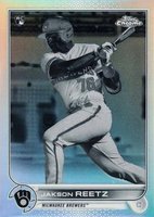 2022 Topps Chrome #157 Jakson Reetz Negative Refractor Baseball Card