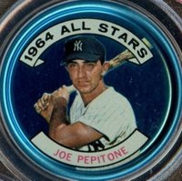 1964 Topps Coins #121 Joe Pepitone Baseball Card