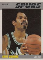 1987 Fleer #40 Artis Gilmore Basketball Card