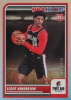 2023 Panini NBA Hoops #232 Scoot Henderson Silver Basketball Card