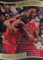 1997 Collector's Choice Memorable Moments #1 Michael Jordan Basketball Card
