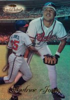 1998 Topps Gold Label Class 1 #17 Andruw Jones Gold Label 1 of 1 Baseball Card