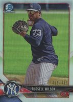 2018 Bowman Chrome Prospects #BCP151 Russell Wilson Refractor Baseball Card
