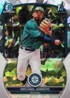2023 Bowman Chrome Prospects #BCP63 Michael Arroyo Atomic Refractor Baseball Card