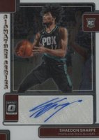 2022 Panini Donruss Optic Signature Series #SSSHS Shaedon Sharpe Basketball Card