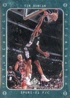 1997 SP Authentic #165 Tim Duncan Basketball Card