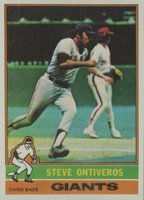 1976 Topps #284 Steve Ontiveros Baseball Card