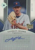 2006 Ultimate Collection #140 Justin Verlander Autograph Baseball Card