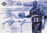 2001 Upper Deck Flight Team Key Signatures #MJ-S Michael Jordan Basketball Card