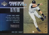 1999 Upper Deck Powerdeck Powerful Moments Auxiliary #P5 Derek Jeter Baseball Card