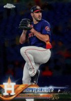2018 Topps Chrome #96 Justin Verlander Baseball Card