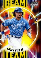 2022 Topps Stadium Club Chrome Beam Team #BT25 Bobby Witt Jr. Baseball Card