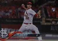 2018 Topps Complete Set #93 Jack Flaherty Foilboard Baseball Card